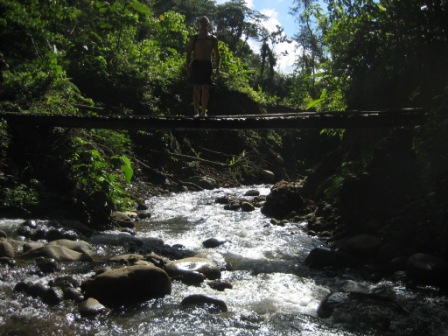 crystal clear jungle river, perfect for an afternoon swim
