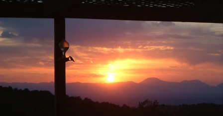 evening on the deck