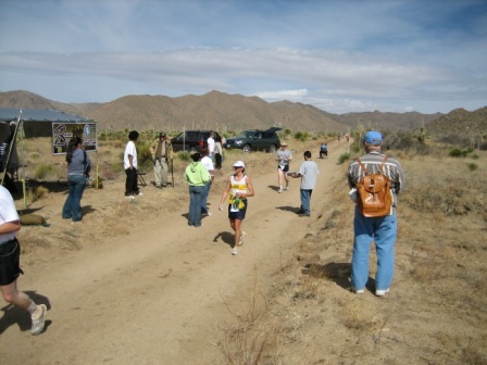 Aproaching the 15 mile aid stationp