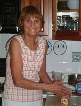 Mom in the kitchen