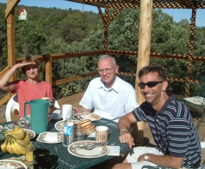 looking the other direction for more breakfast on the deck